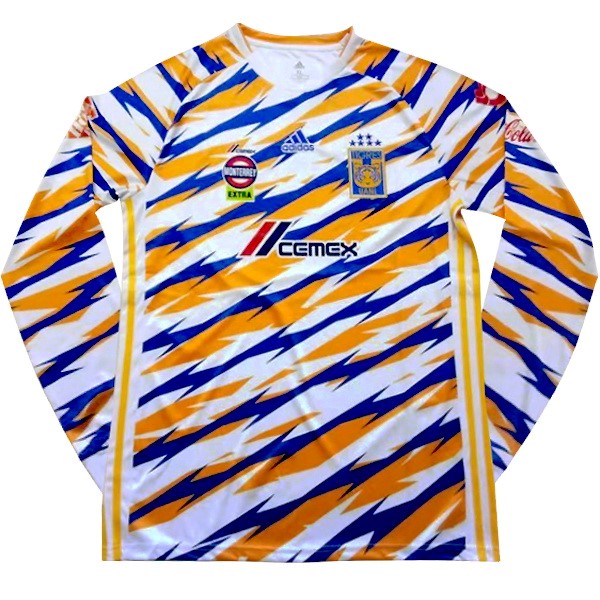 Camiseta Tigres UANL 3ª Kit ML 2019 2020 Blanco Amarillo